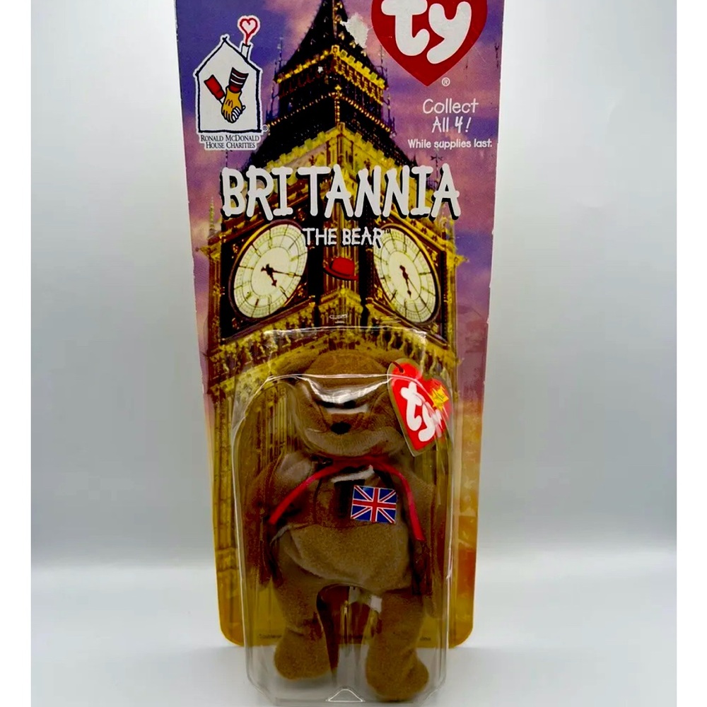 McDonalds Britannia the Bear with Tag Errors.